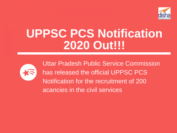 UPPSC PCS Notification 2020 Out