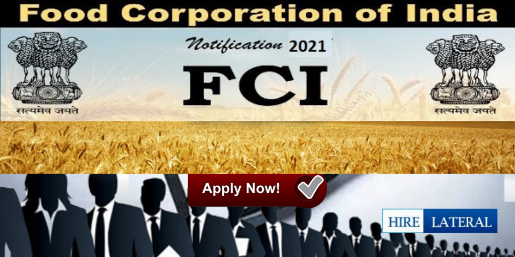FCI Jobs Recruitment 2021
